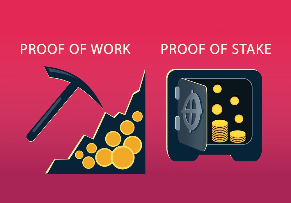 proof-of-work pos proof of stake proof of work
