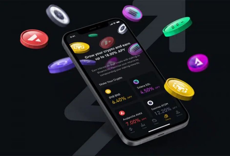 Binance-US Crypto Staking in Binance US and Coinbase